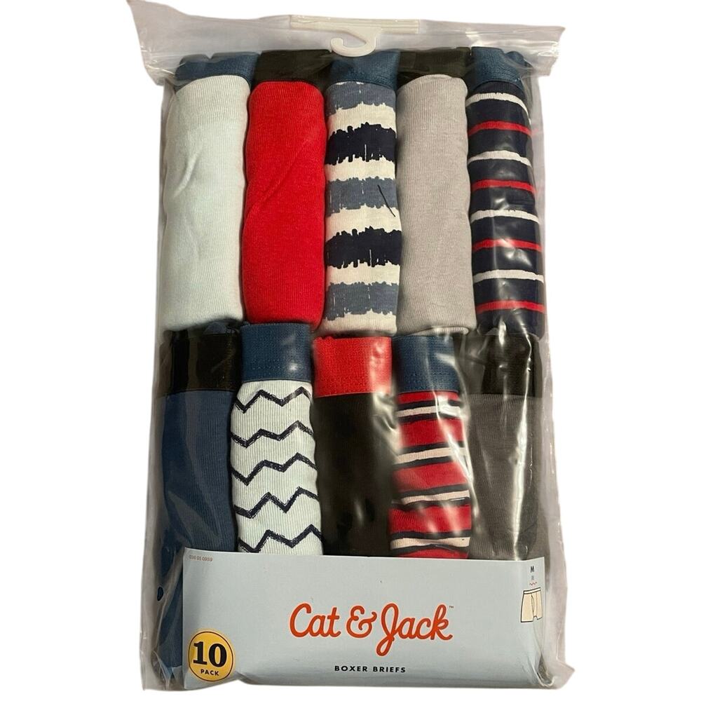 Cat & Jack M (8) Boy’s 10-Pack Boxer Briefs